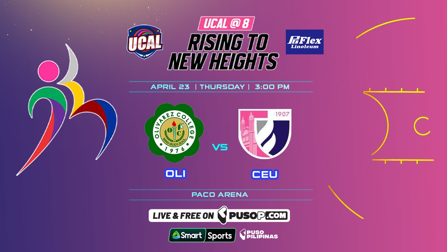 PusoP - UCAL PGFLEX | Season 8 Men’s Basketball | OC vs CEU